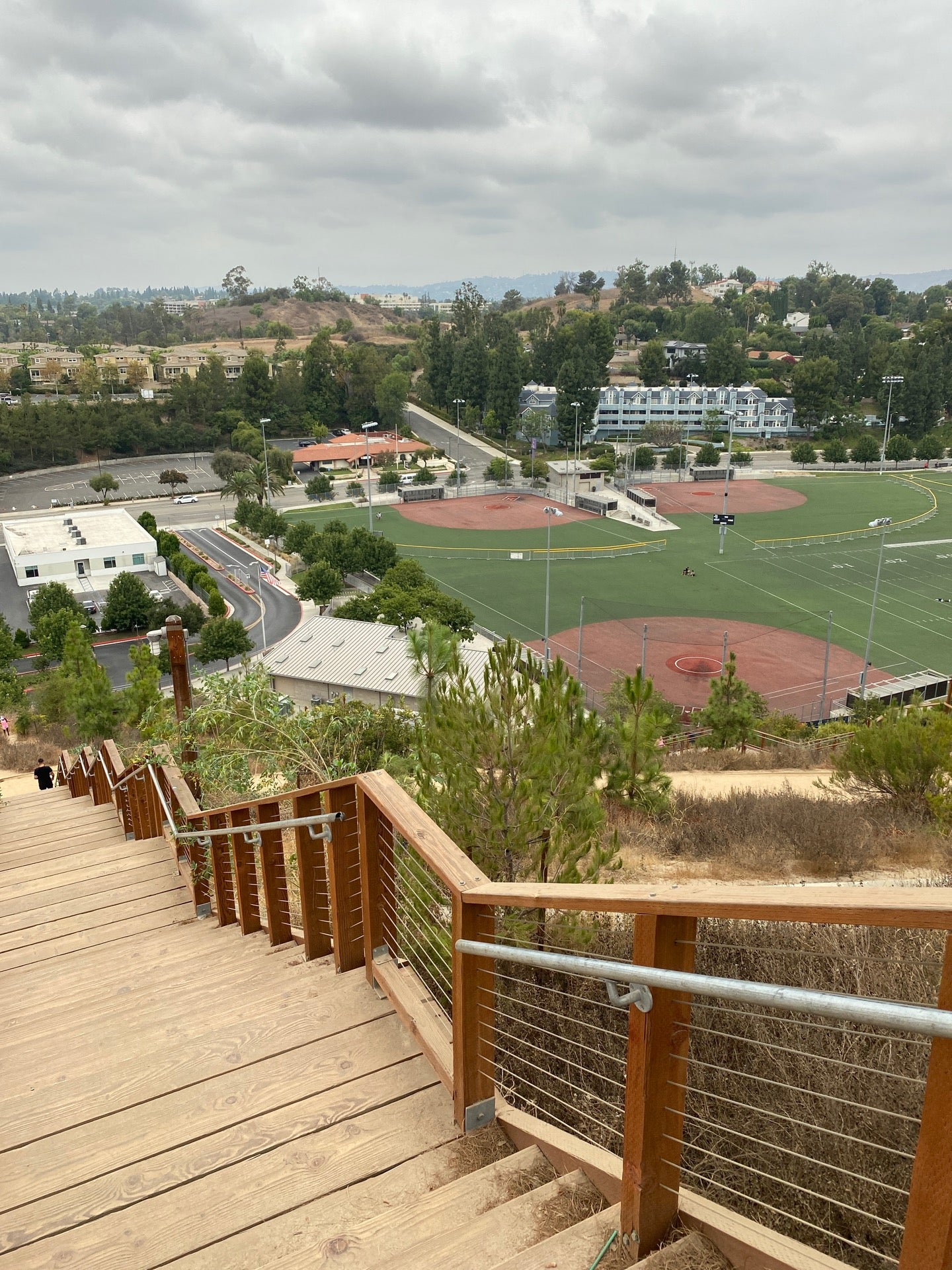 The Stairs at Hillcrest Park, Fullerton, CA, Trail MapQuest