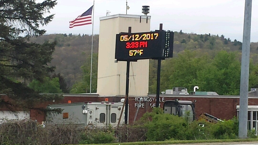 Fire Department Headquarters, 29 Fireman Dr, Youngsville, PA, Fire