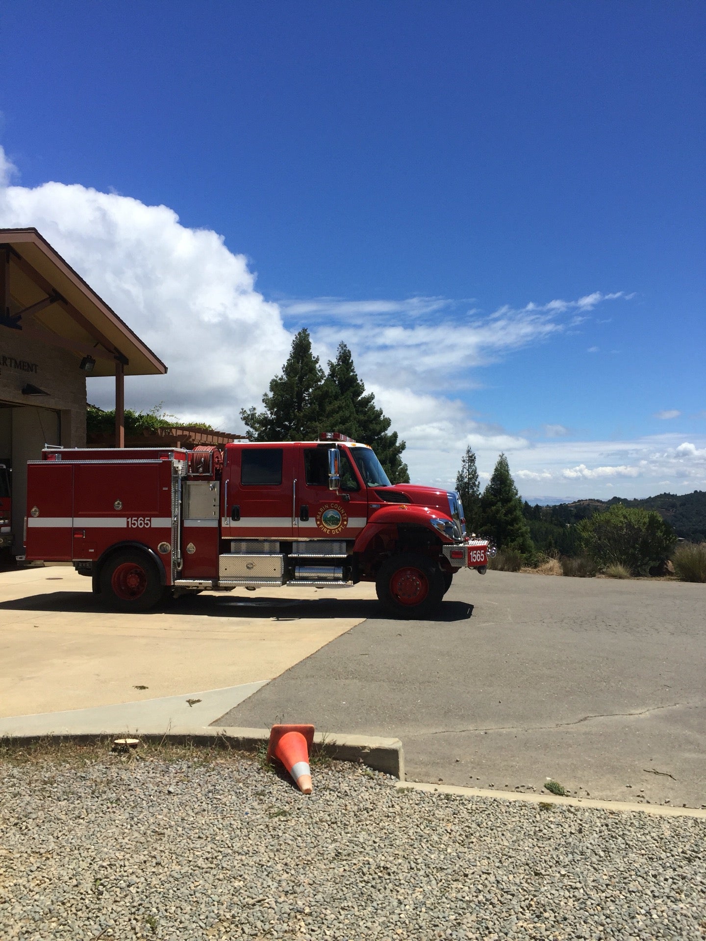 Marine County Fire Department-Throckmorton Ridge Fire Station, 816 Panoramic Hwy, Mill Valley
