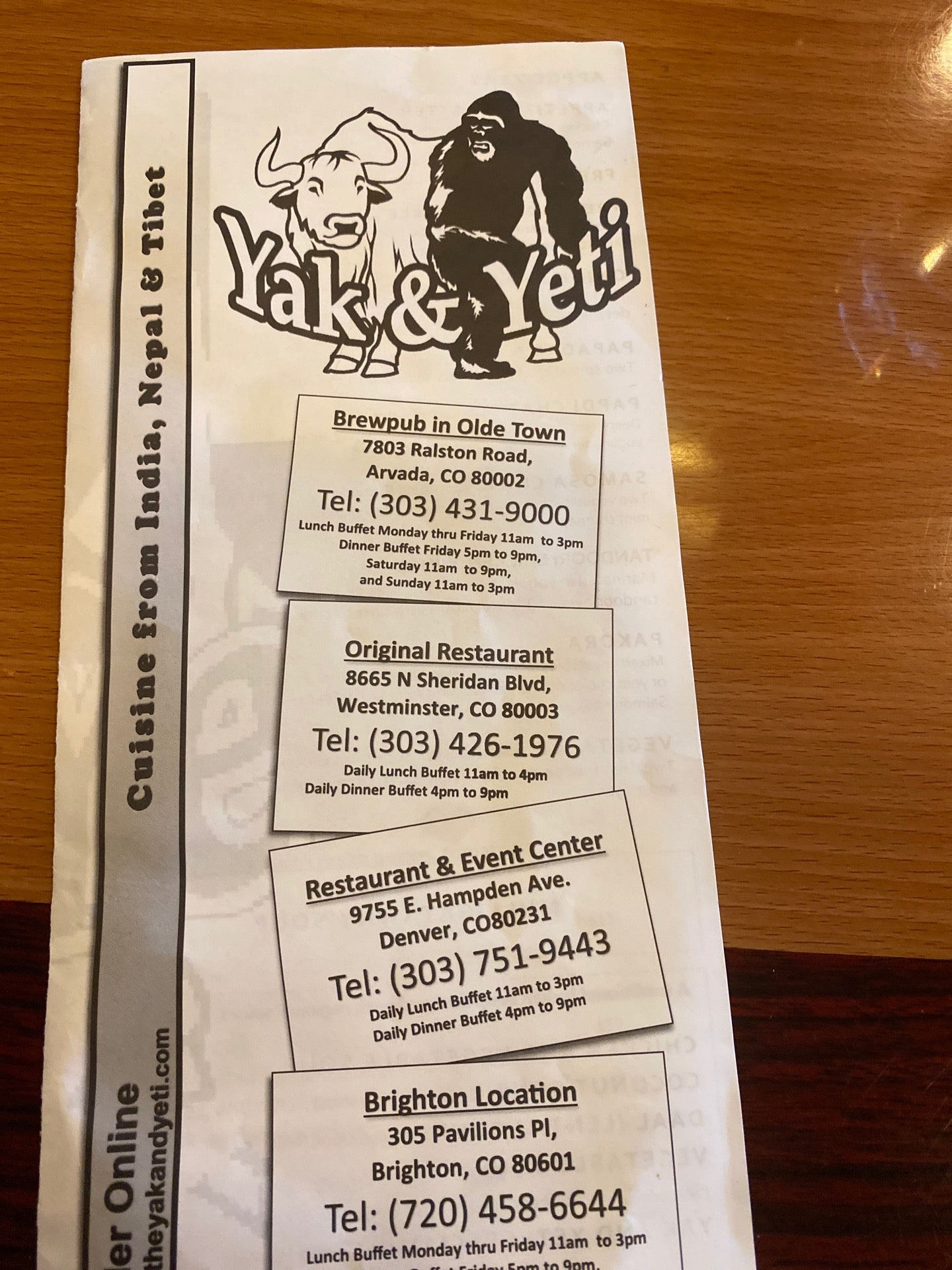 Yak and Yeti Restaurant - Westminster - Westminster, CO