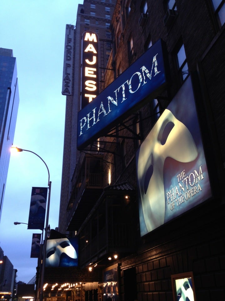 Phantom of the Opera Marquee at The Majestic Theatre, 245 W. 44th