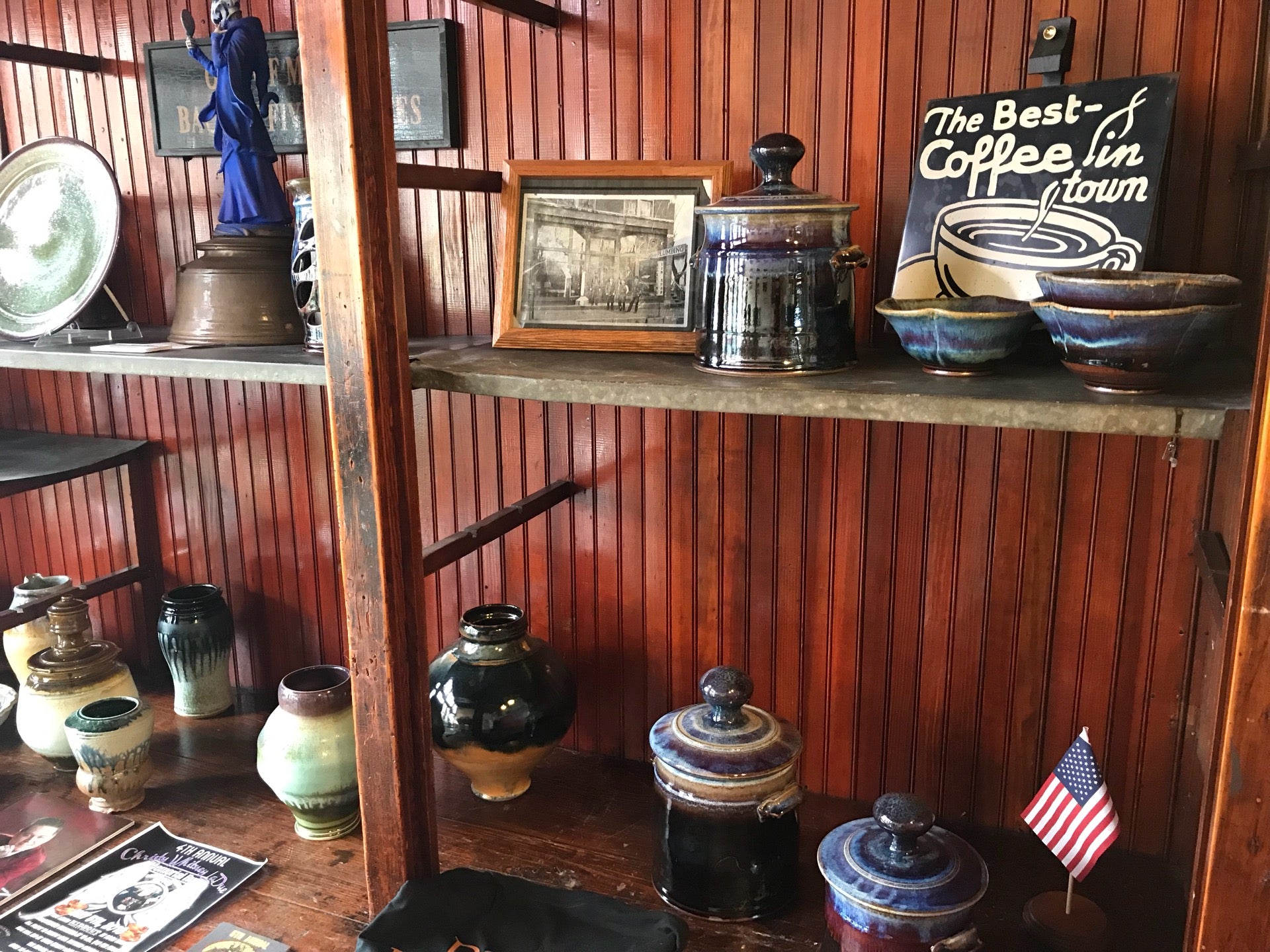 The Clay CupA Coffee Pottery, 114 N Wood St, Neosho, MO, Eating places