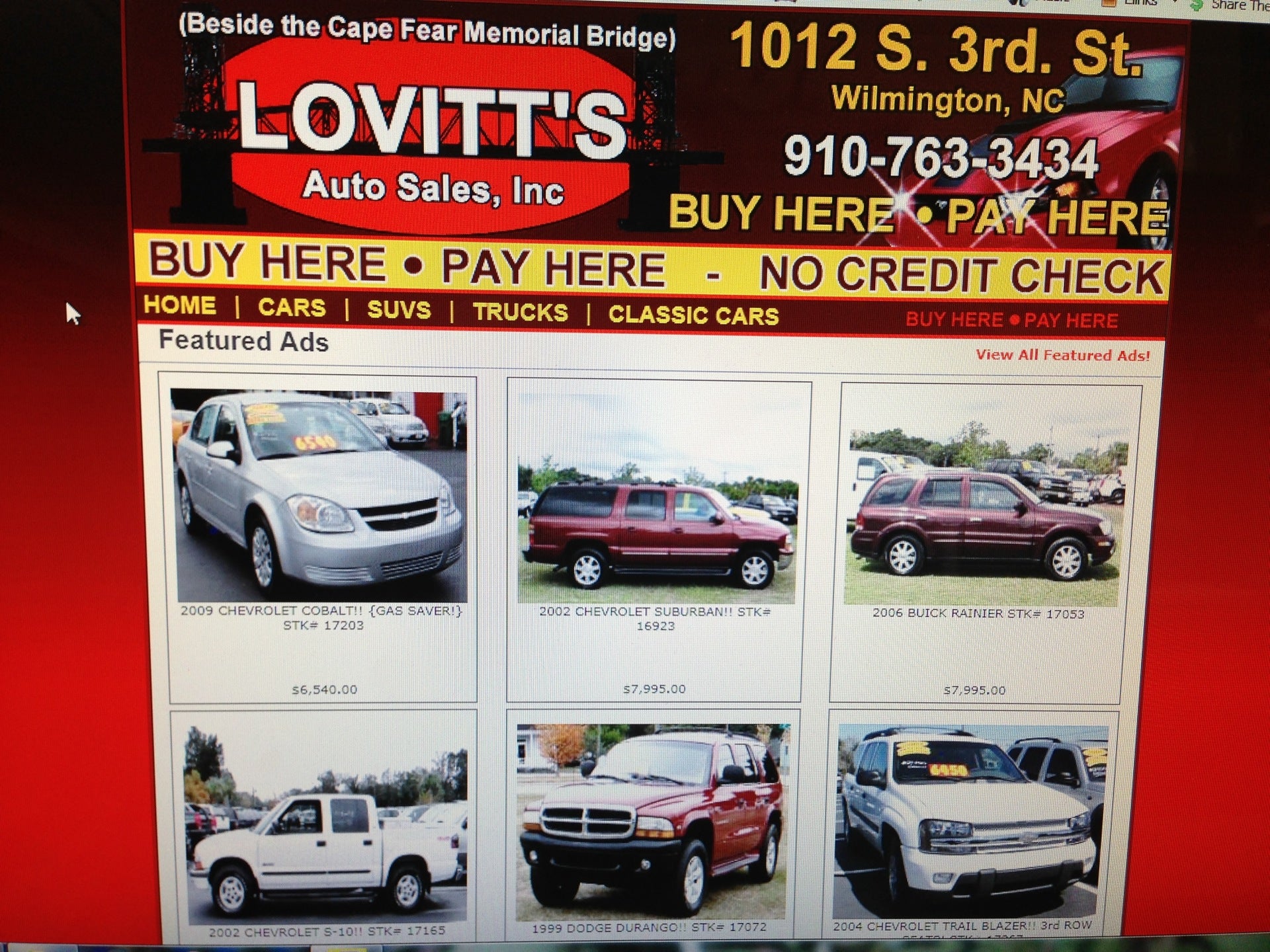 Lovitt's Auto Sales, 1106 S 2nd St, Wilmington, NC MapQuest