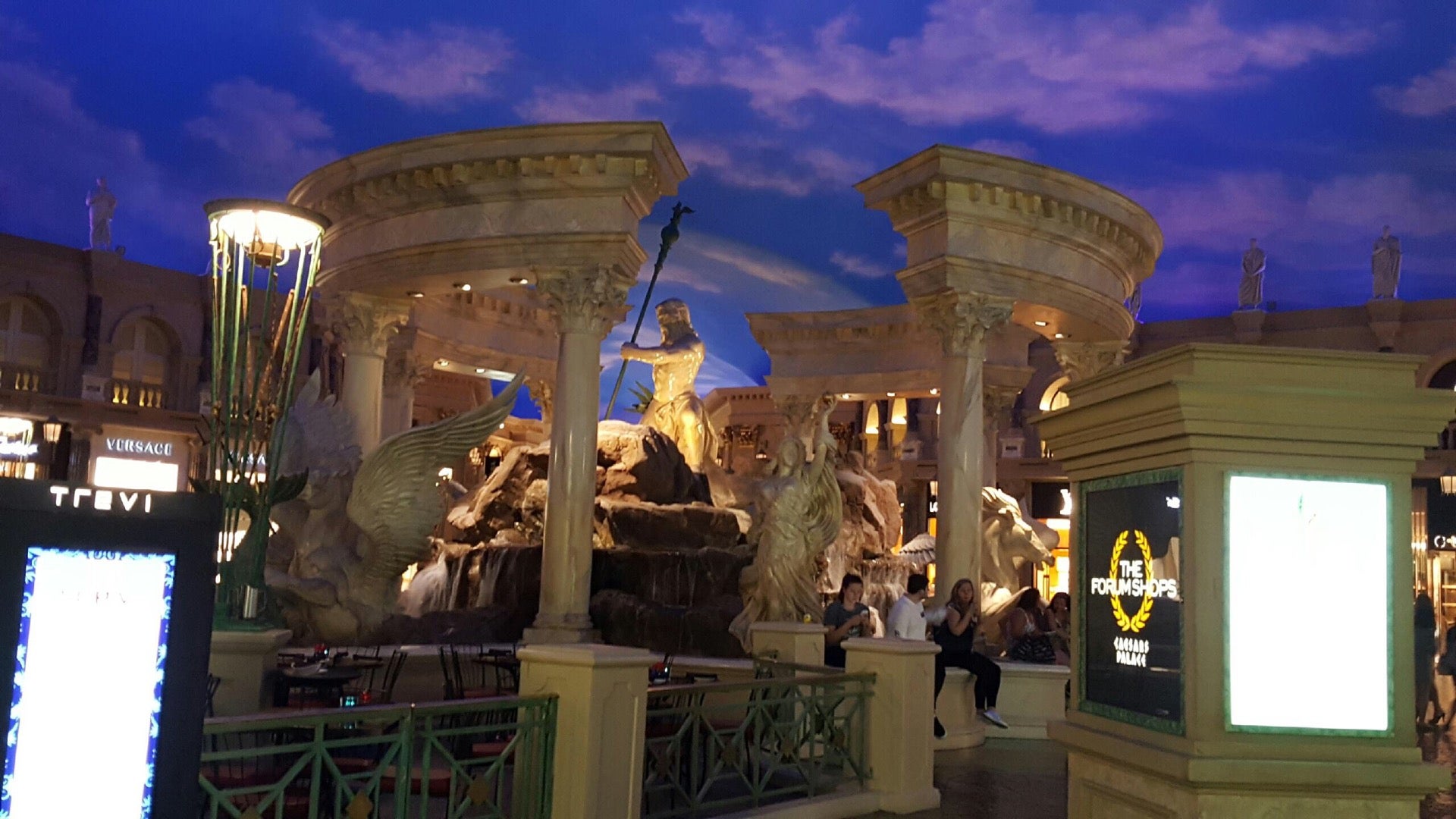 Fountain Of God Inside The Forum Shops @ Caesars Palace Las Vegas