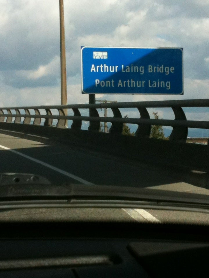 Arthur Laing Bridge, BC MapQuest