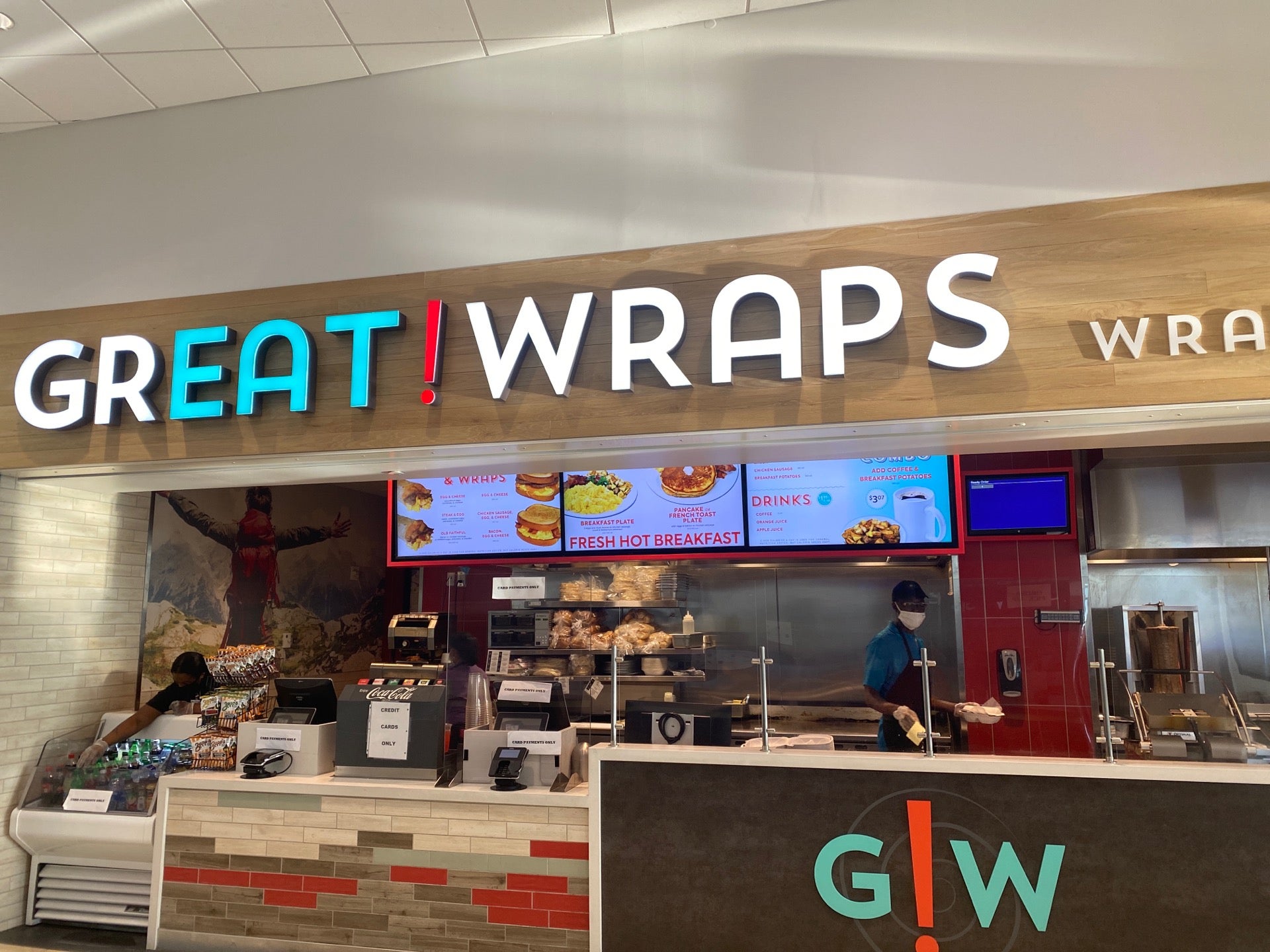 Great Wraps, Concourse C, Atlanta, GA, Mediterranean MapQuest