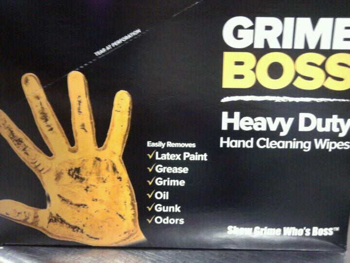 Grime Boss Heavy Duty Cleaning Wipes from Nice Pak Products Inc