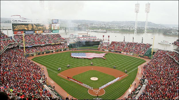 Great American Ball Park, 100 Joe Nuxhall Way, Cincinnati, OH, Stadiums  Arenas & Athletic Fields - MapQuest