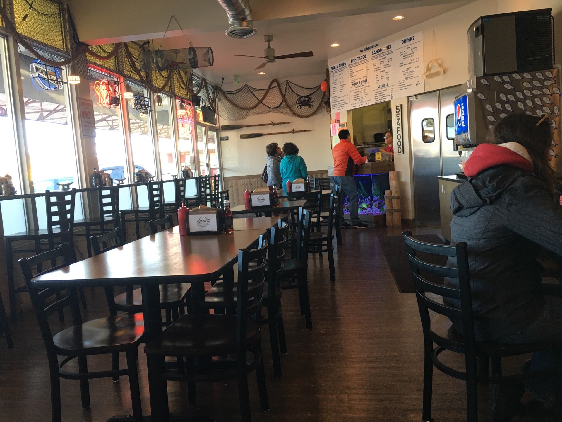 Burien Fish House, 133 SW 153rd St, Burien, Washington, Eating places