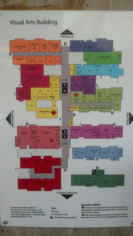 Csu Ft Collins Campus Map United States Map
