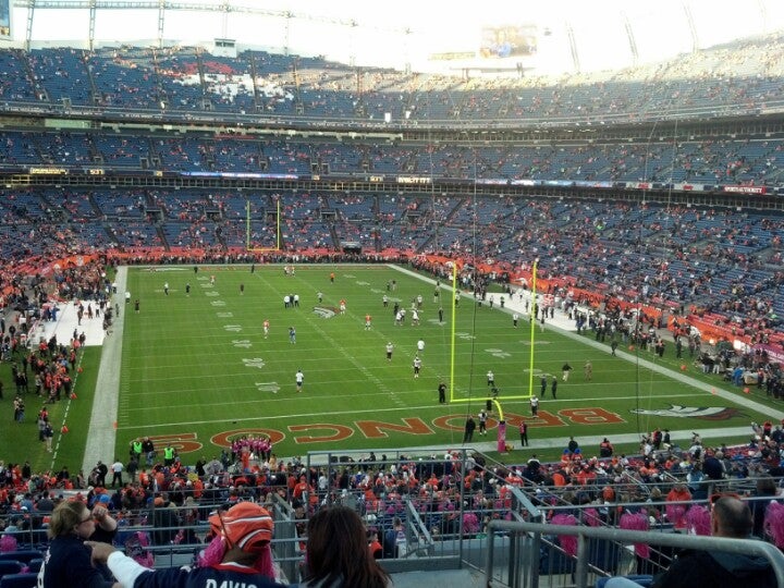 Empower Field at Mile High Stadium, section 542, home of Denver