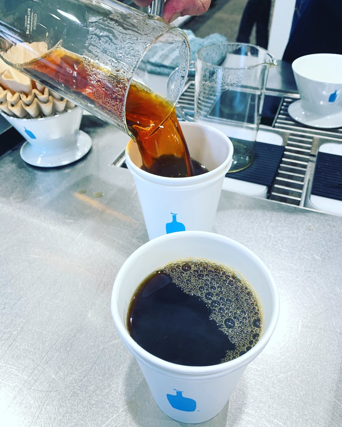 Favorites: Blue and Coffee ✓ Bought in DR in Plaza Internacional #sant