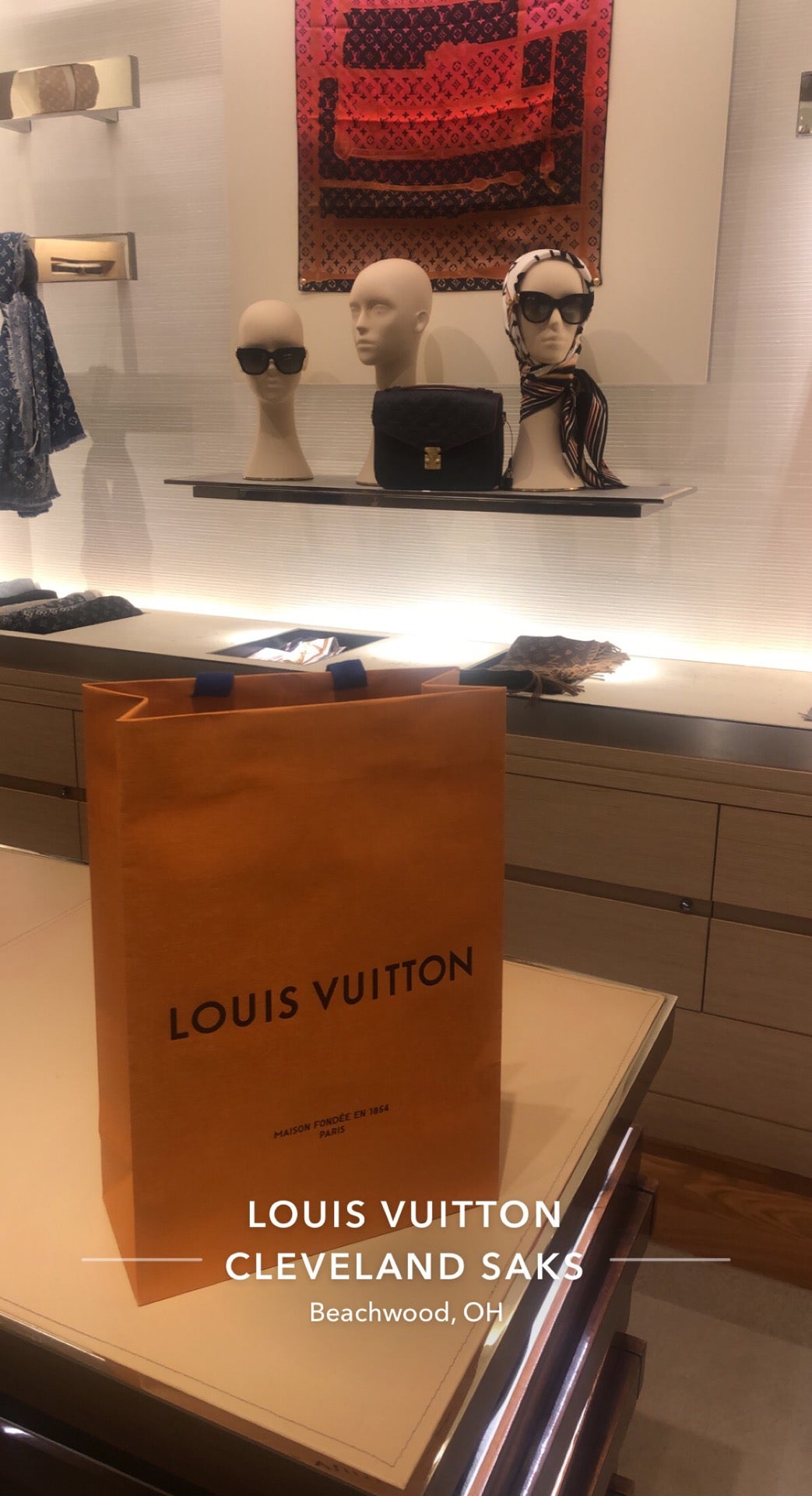 Louis Vuitton Cleveland Saks store, United States