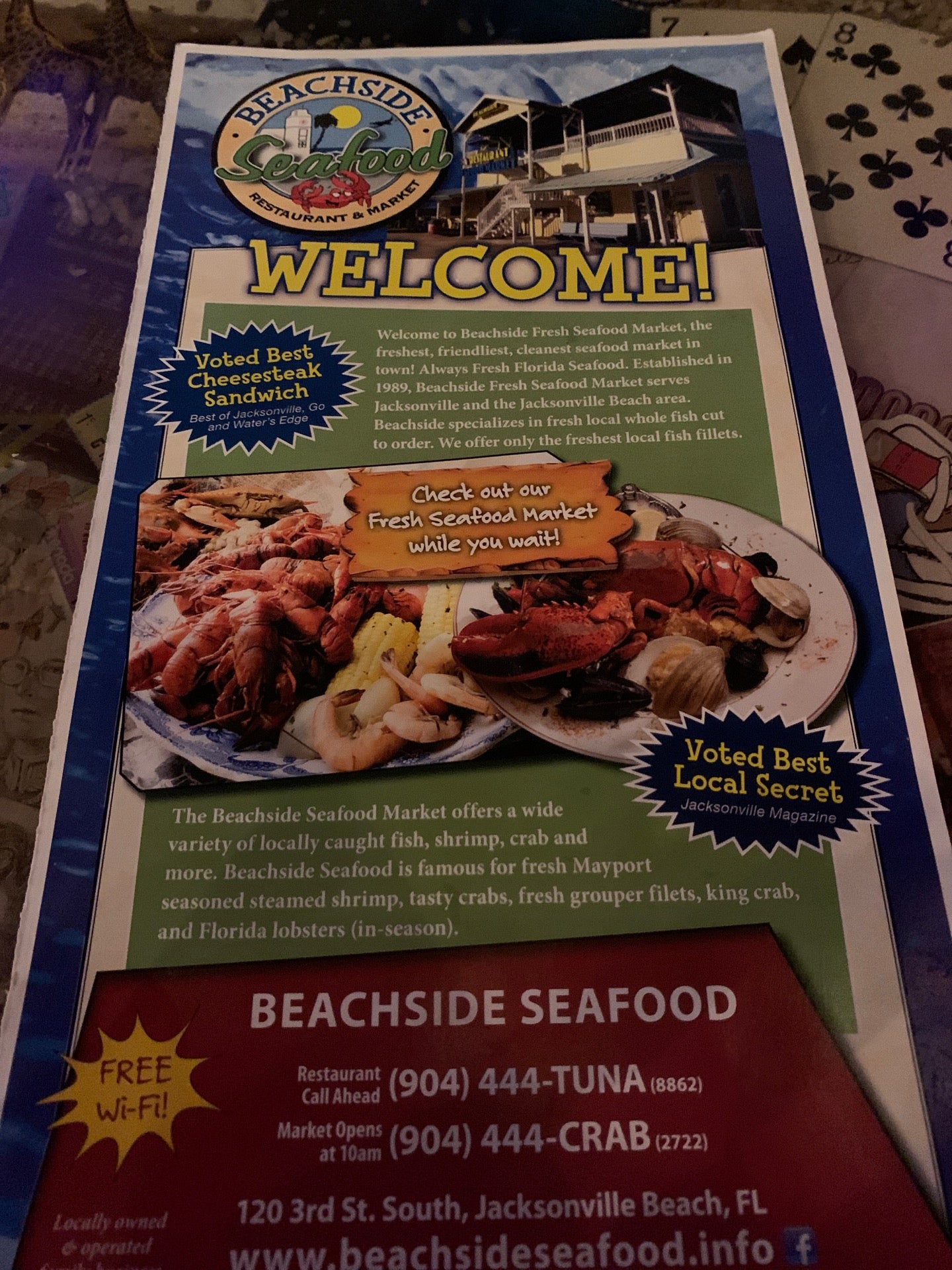 Beachside Seafood Restaurant & Market, 120 3rd St S, Jacksonville Beach