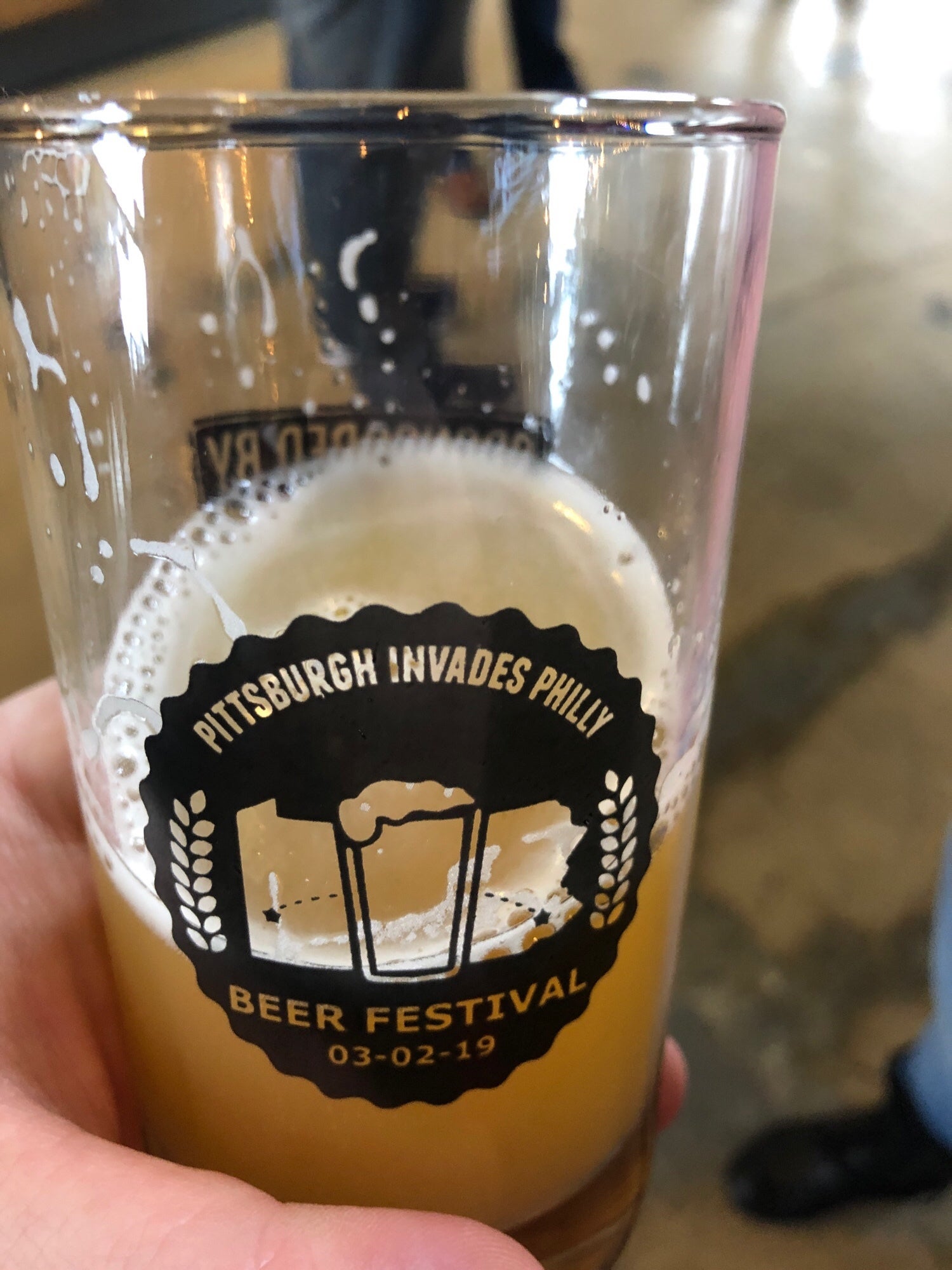 12 Oz Pittsburgh Invades Philly Tasting Glass