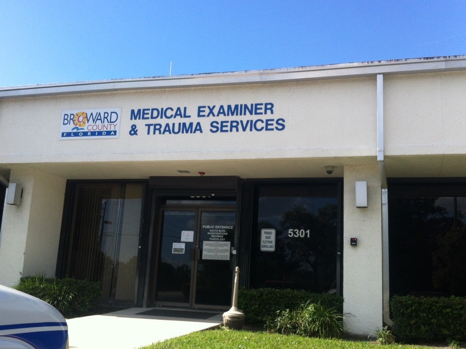 Broward County Medical Examiners Office, 5301 SW 31st Ave, Fort