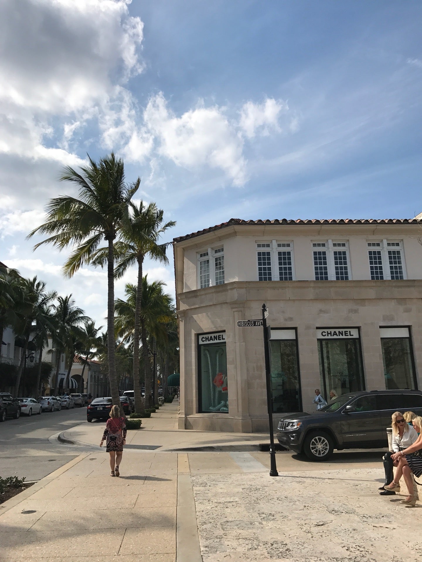 Florida - Palm Beach - Worth Avenue and Hibiscus Avenue