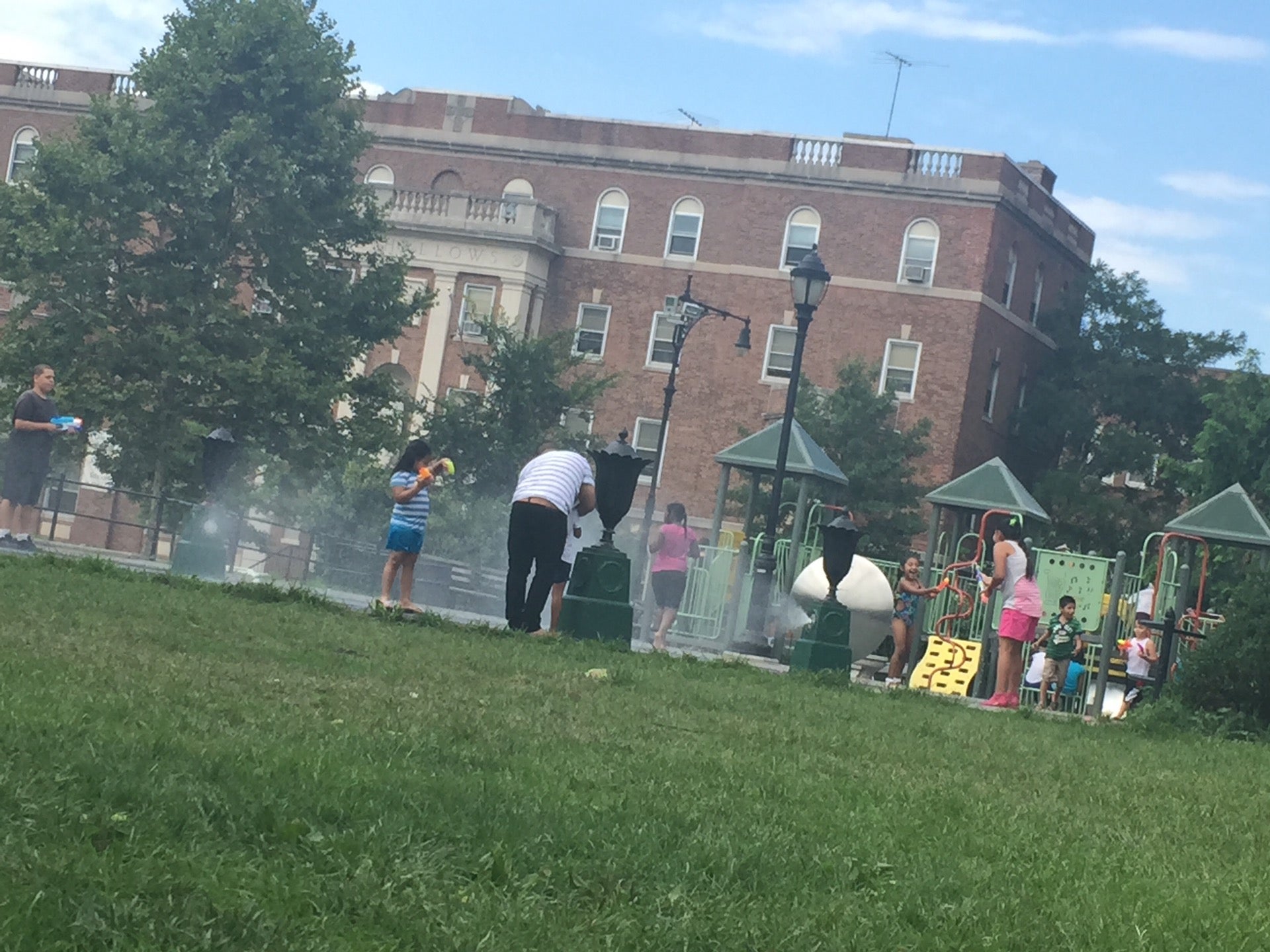 Playground at Joyce Kilmer Park, Grand Concourse, New York, NY, Parks