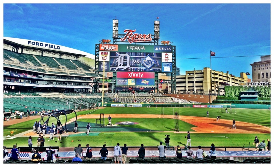 Comerica Park, Witherell St, Detroit, MI, Stadiums Arenas & Athletic Fields  - MapQuest