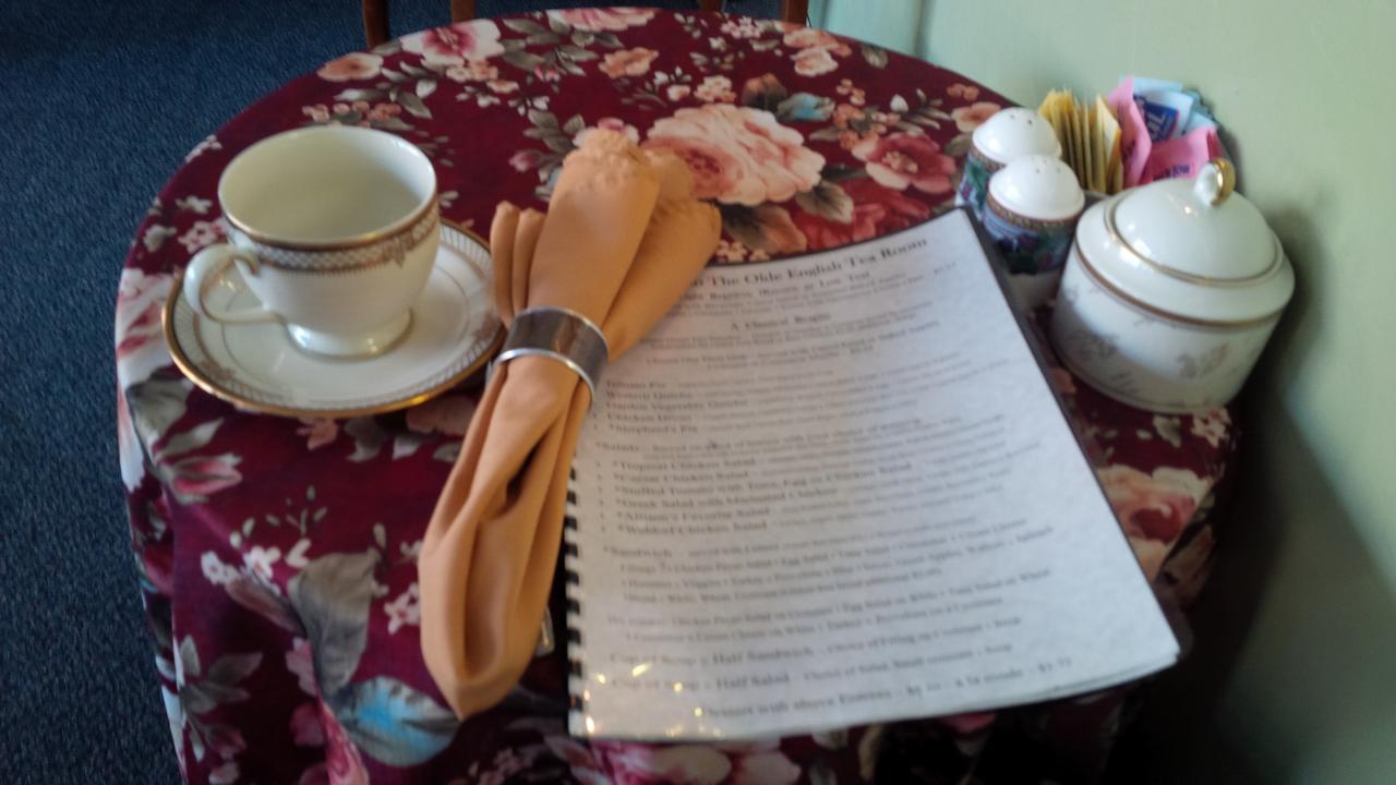 Olde English Tea Room & Gift Shoppe, 219 S White St, Wake Forest, NC