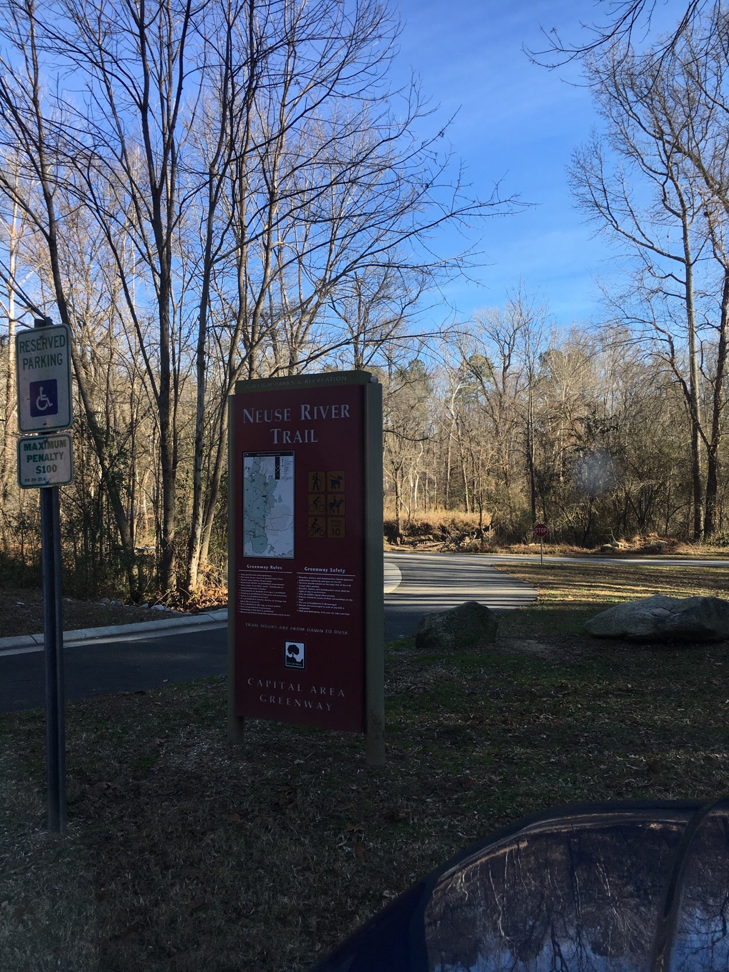 Neuse River Trail Greenway, Elizabeth Drive Trailhead/Buffaloe Road ...