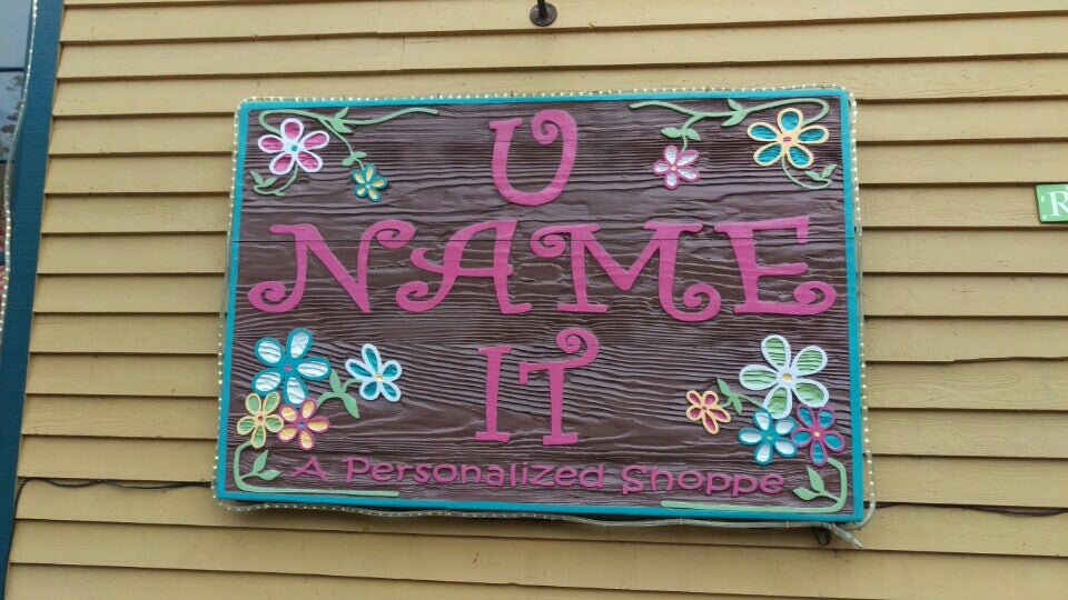 U name it deals monograms gatlinburg tn