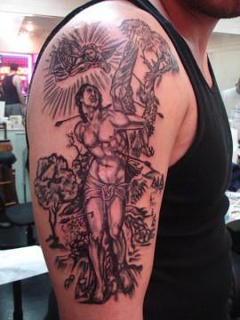 Saint Sebastian tattoo motive by Darlan RedLa Diabla  YouTube
