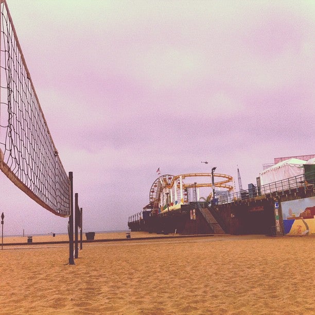 Santa Monica Pier Volleyball Courts Moss Ave Santa Monica CA