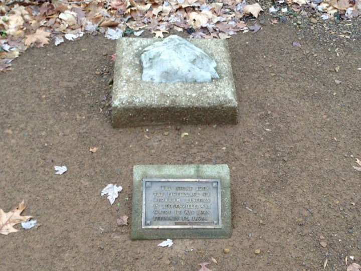 Lincoln 12 Stones Trail Birthplace Stone, E County Road 1625 N, Lincoln