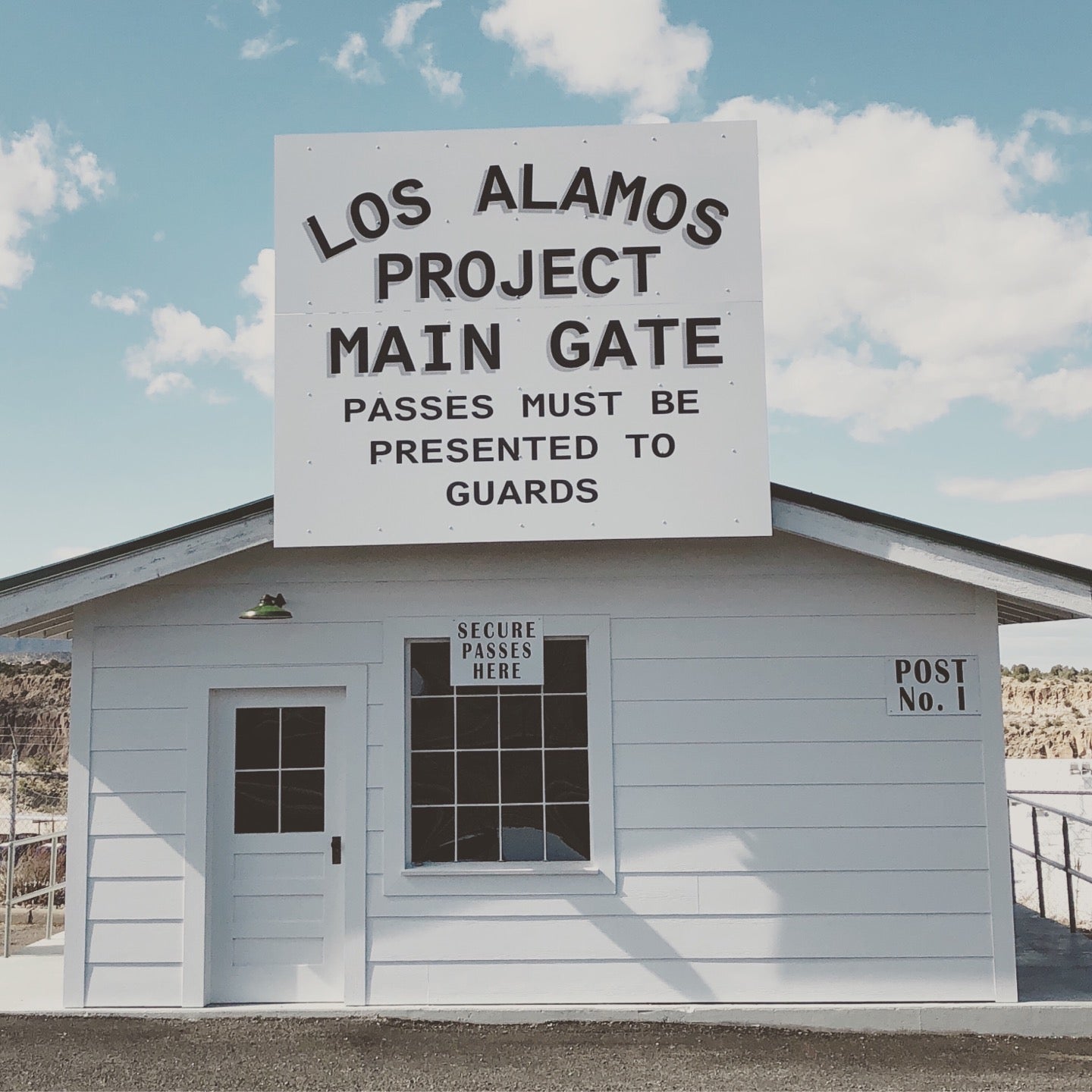 Los Alamos Project Main Gate Park, Los Alamos, NM, Historical Places