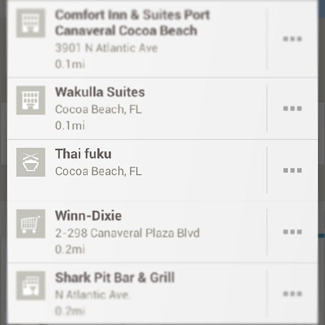 Thai Fuku Inc CLOSED, 3800 N Atlantic Ave, Ste 6, Cocoa Beach, FL