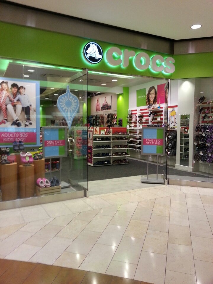 Crocs in store galleria mall