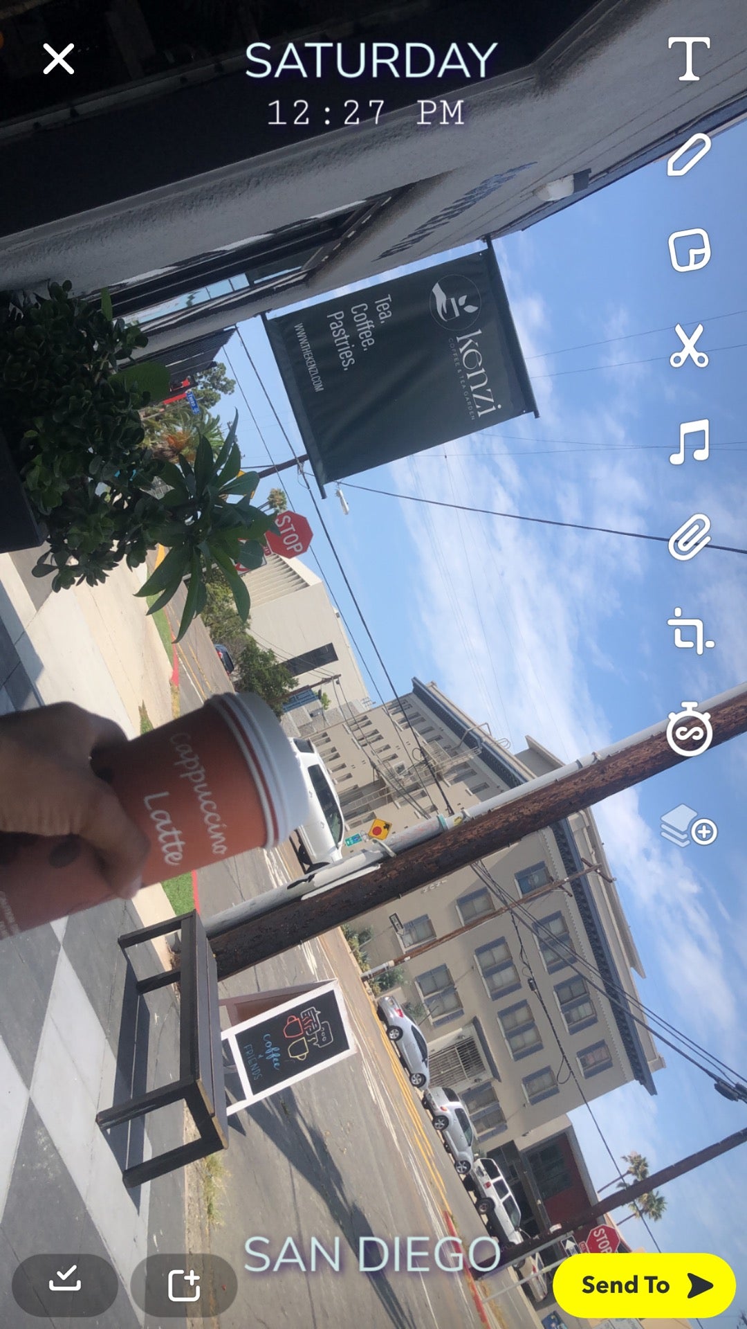 Kenzi coffee and tea garden, 319 Elm St, San Diego, CA, Coffee Shops