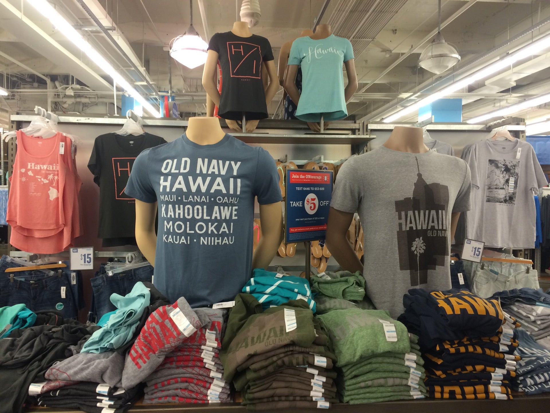 Old Navy, 1450 Ala Moana Blvd, Suite 1011, Honolulu, HI, Men's