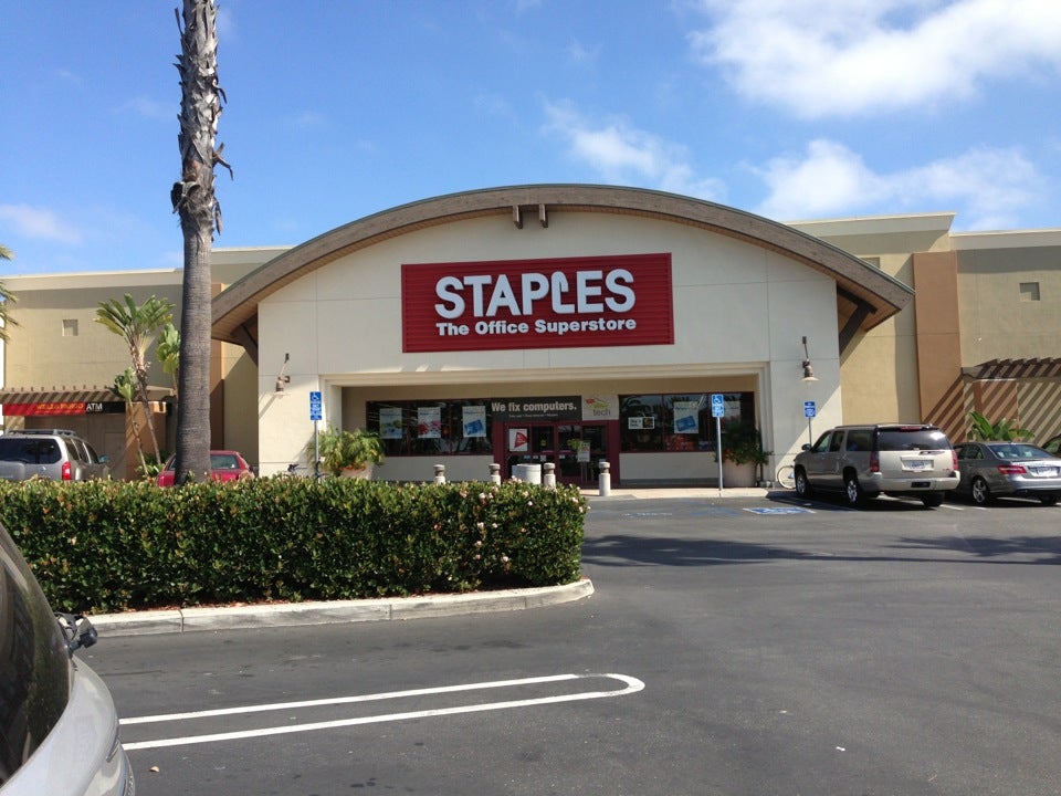 Staples, 7131 Yorktown Ave., Huntington Beach, CA, Office Supplies