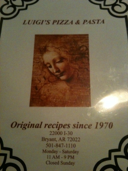 Luigi's Pizza and Pasta, 22000 Interstate 30 N, Bryant, AR, Eating