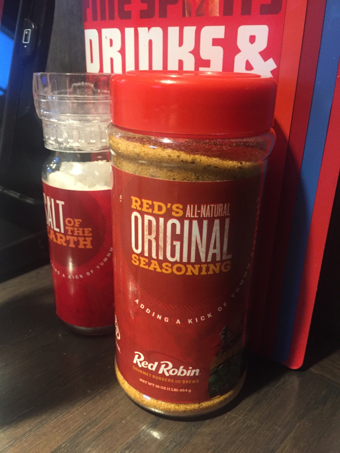 Red Robin All-Natural Original Seasoning 16oz for your Gourmet Burgers and  your Favorite Foods