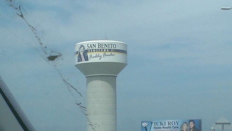 Freddy Fender Water Tower, N Frontage Rd, San Benito, TX MapQuest