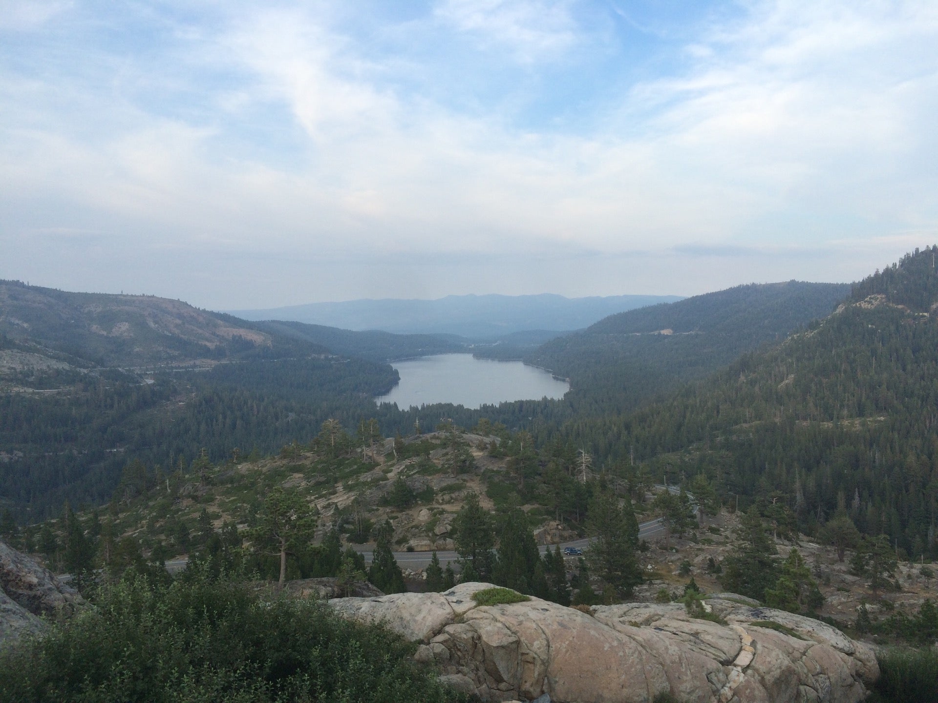 Vista Point over Donner Lake, Donner Pass Rd, Norden, CA, Outdoor ...