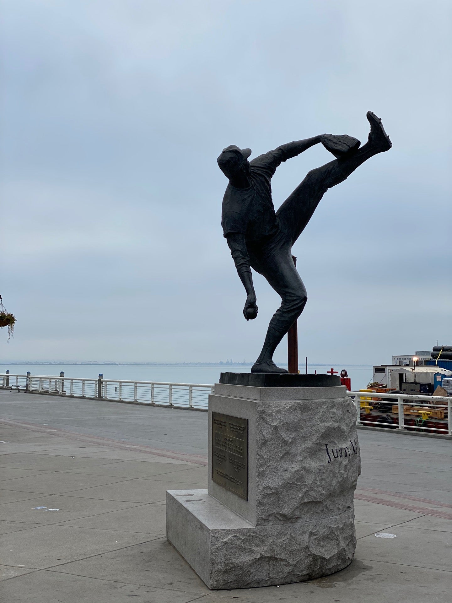 Juan Marichal statue, AT&T Park, San Francisco, California, USA.