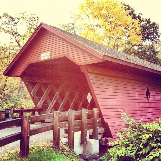 Newfield Covered Bridge, Bridge St, Newfield, NY, Monuments MapQuest