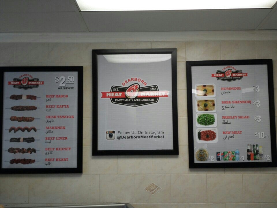 Dearborn Meat Market, 7721 Schaefer Rd, Dearborn, MI, Meat markets, including freezer