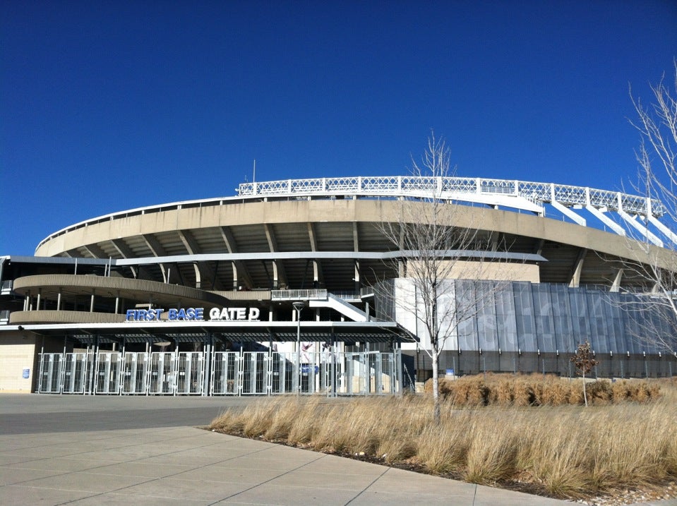 Kauffman Stadium, 1 Royal Way, Kansas City, MO, Stadiums Arenas & Athletic  Fields - MapQuest