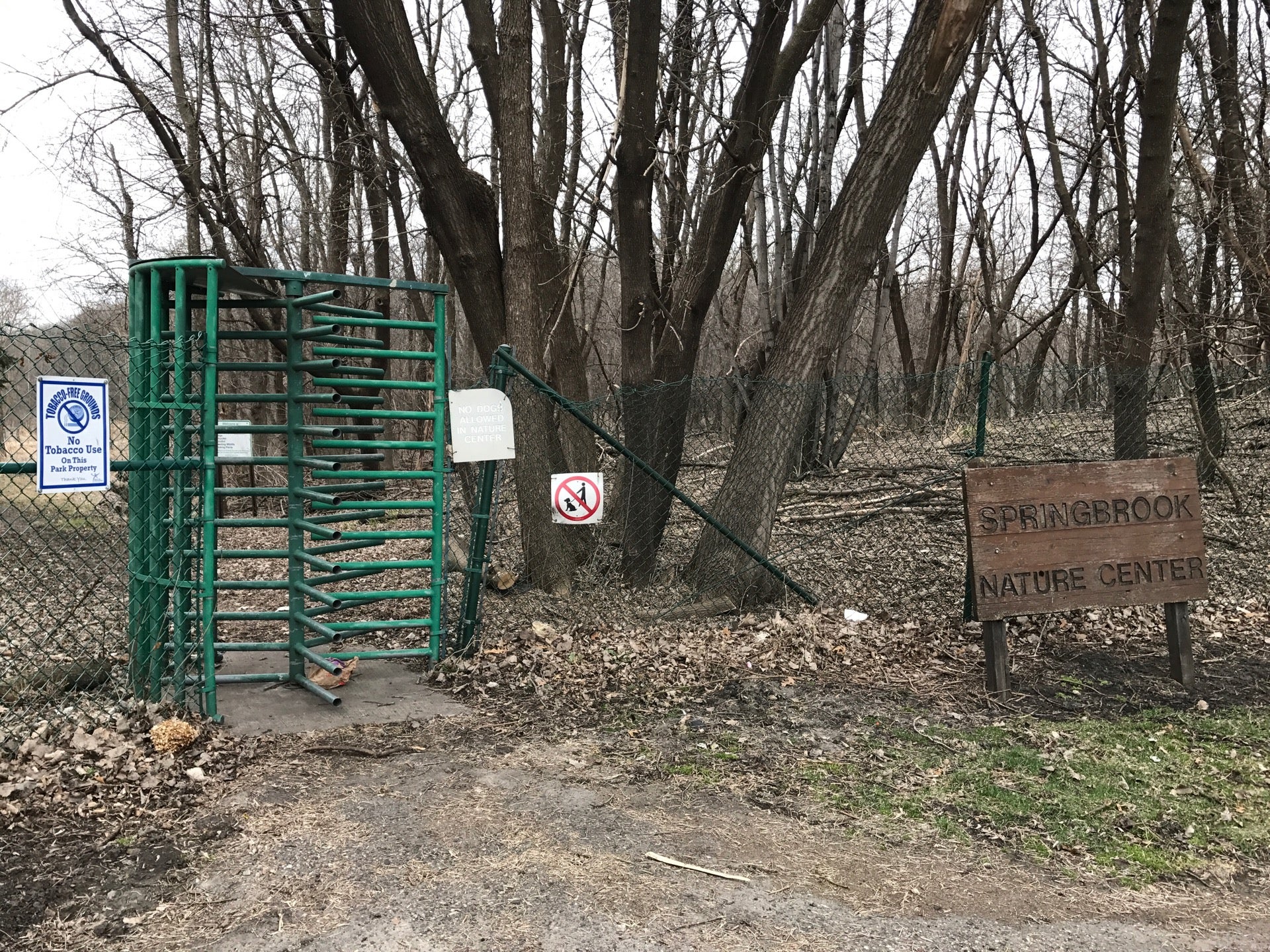 are dogs allowed at springbrook nature center