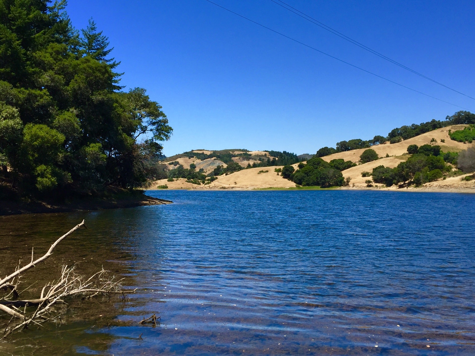 Bon Tempe Lake, Sky Oaks Rd, Fairfax, CA, Lake - MapQuest