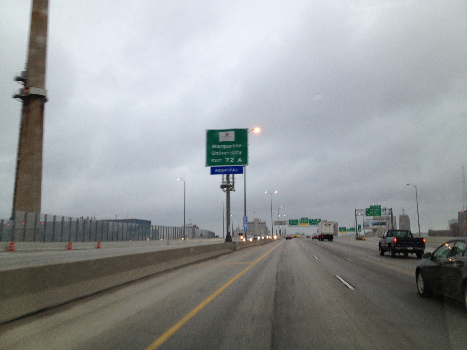High Rise Bridge, W Canal St, Milwaukee, WI, Landmark MapQuest