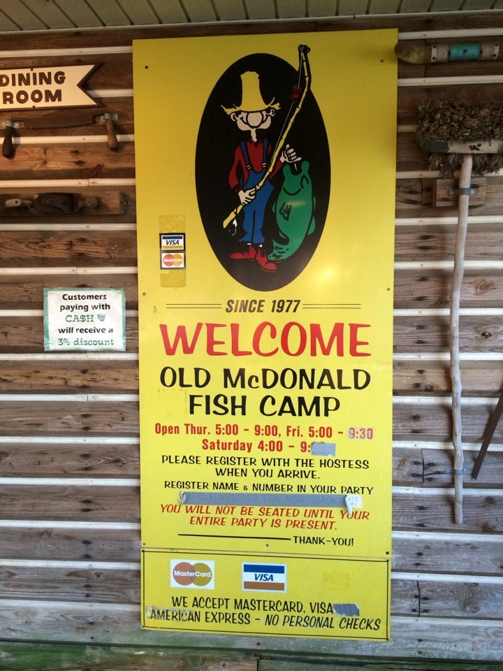 Old McDonald Fish Camp, 355 Currytown Rd, North Augusta, SC, Caterers