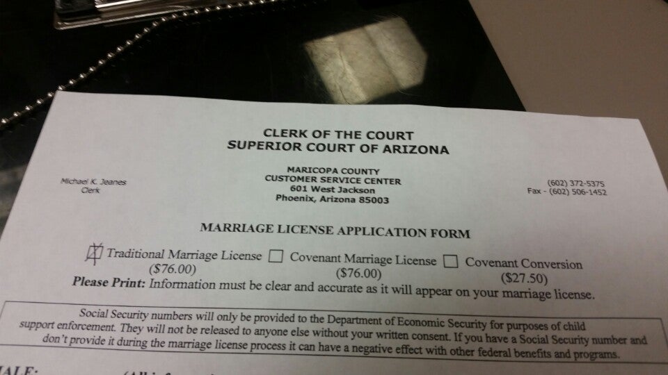 Maricopa Superior Court SE 222 E Javelina Ave Suite 1350 Mesa AZ