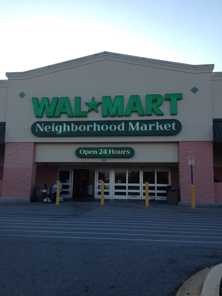 Shopping at Walmart Neighborhood Market on Curry Ford Road in