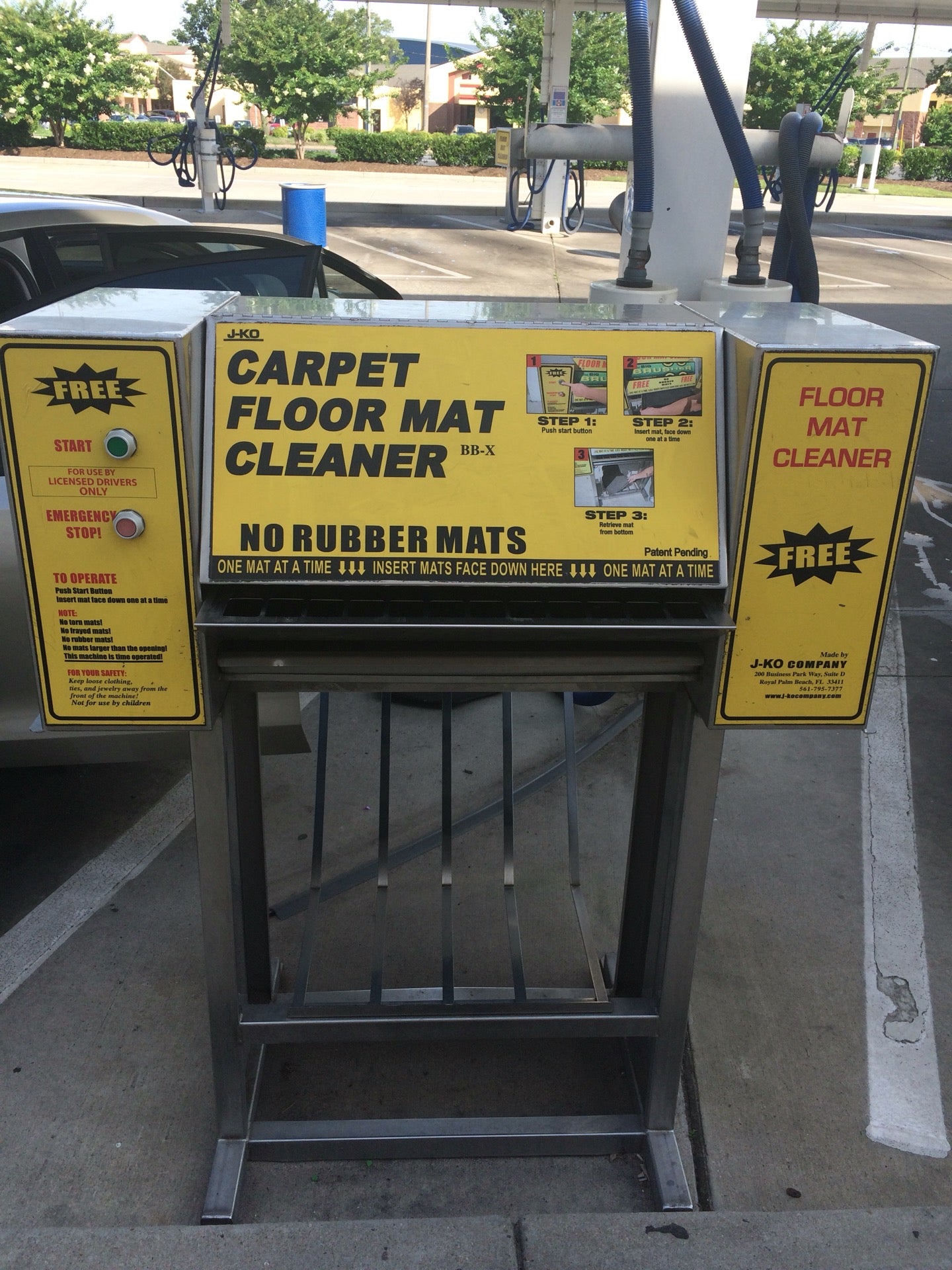 J-KO Car Wash Floor Mat Cleaner